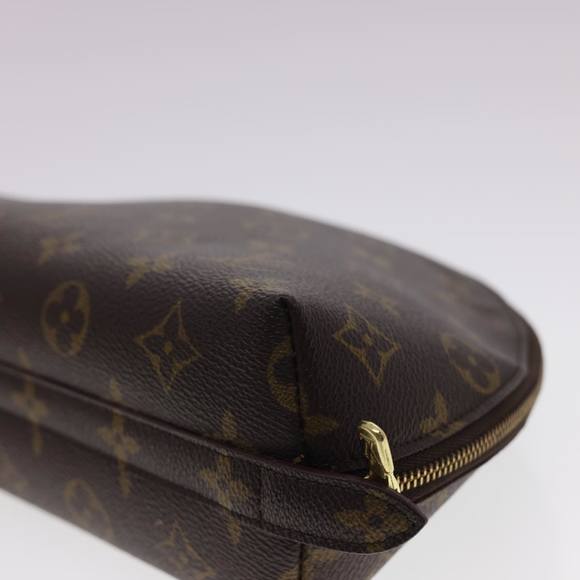 LOUIS VUITTON Monogram Trousse Demi Ronde Cosmetic Pouch M47520 LV Auth hk660 - Picture 15 of 16